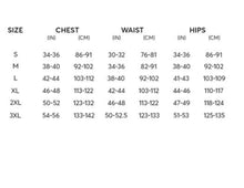 Load image into Gallery viewer, Size chart  up to 2xl and 3xl Chattanooga Hoodie
