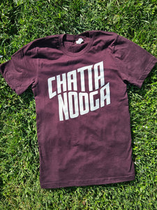 oxblood cotton t-shirt chattanooga souvenir gift store