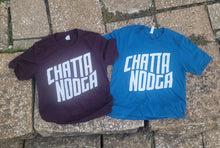 Cargar imagen en el visor de la galería, Dark Teal and Oxblood Black Chattanooga T-shirt souvenir gift shopping unique unisex 
