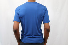 Load image into Gallery viewer, Blue Dry Fit t-shirt Chattanooga back
