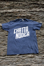 Cargar imagen en el visor de la galería, Chattanooga T-shirt large logo screen printed on front.
