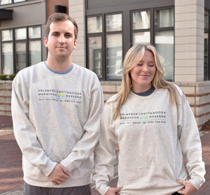 Creme Crew Neck Chattanooga Marathon 