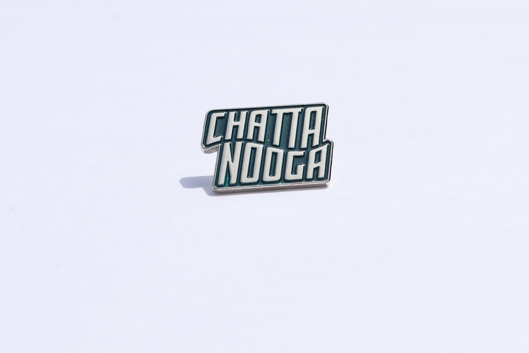 Chattanooga logo pin for lapel or hat, great souvenir. 