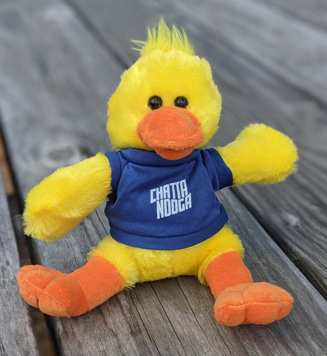 Yellow duck Chattanooga Rosss' Riverfront souvenir gift baby toy plush stuffed