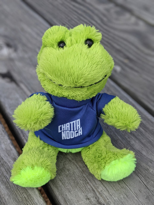 Green frog Frazier Chattanooga Northshore souvenir gift baby toy plush stuffed