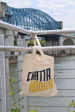 Cargar imagen en el visor de la galería, Chattanooga Canvas Tote Bag Market Street Bridge Tennessee River
