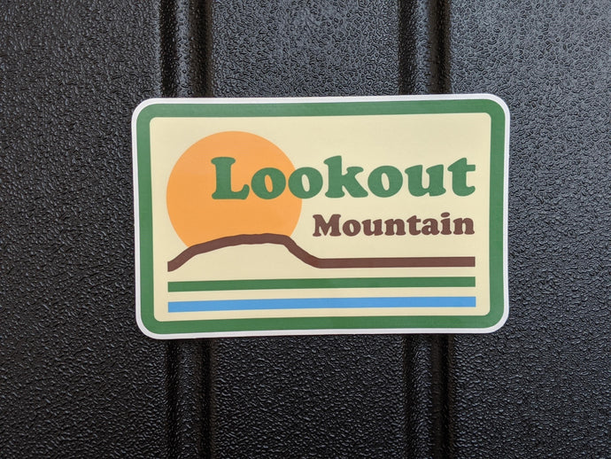 Lookout Mountain Tennessee TN decal Retro Sticker Souvenir Gift Chattanooga